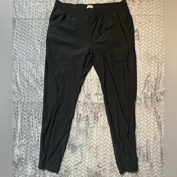 Falls Creek Performance Pants Women Size Large Like New Black Drawstring Waist - Picture 1 of 9